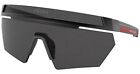 Prada Linea Rossa Ps 01Ys 1Bo06f Matte Black Dark Grey Lens Shield Sunglasses