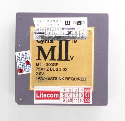 Socket 7 CPU - Cyrix MII 300GP  - TESTED - Image 1 of 2
