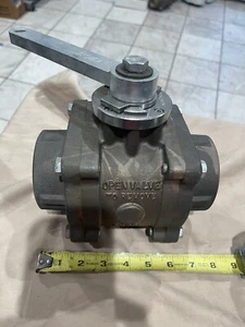 VÁLVULA DE BOLA OSCILANTE DE LATÓN AKRON 2 1/2""." 8925. - Imagen 1 de 6