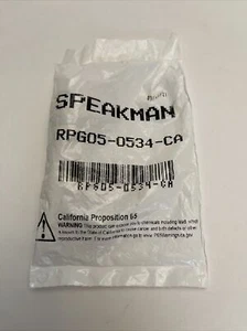 SPEAKMAN RPG05-0534-CA válvula media perfecta roja - Imagen 1 de 2