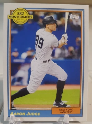 AARON JUDGE 2022 Topps 582 MONTGOMERY Club Card #1 New York YANKEES Insert MVP - Image 1 of 2