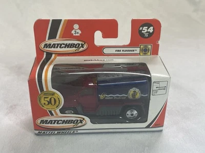 Matchbox Fire Flooder 50 Year Anniversary MB #54 New In Box 96823 Fire Truck NIB - Image 1 of 4