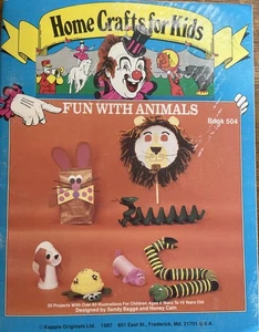 Home Crafts For Kids Fun With Animals Book 504 1987 20 Projects Ages 4-10 - Picture 1 of 6