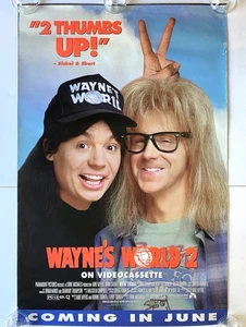 1994 Store Poster • Wayne’s World • Home Video Poster - Picture 1 of 1