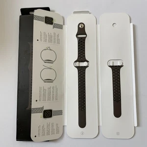 Apple Watch NIKE Sport band 44MM - 45/46/49mm/Ultra - S/M  M/L - IRONSTONE/BLACK - Photo 1 sur 4