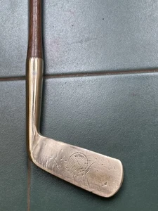 hickory Putter Anderson Of Anstruther ANCSL Brass Head Putter Rare Stamp C1890 - Picture 1 of 15