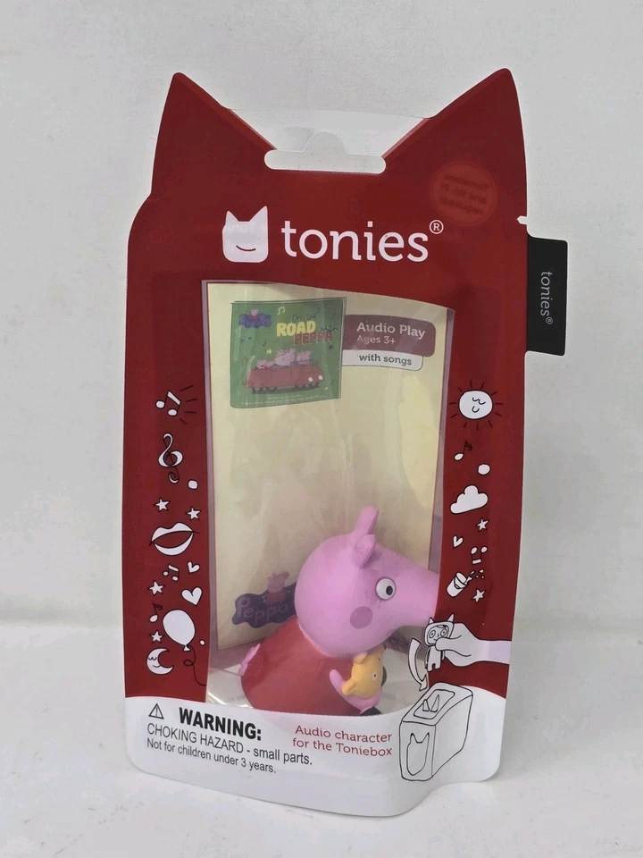 WN15- Tonies Peppa Pig On the Road w/ Peppa Figurine Favorite Children's Songs