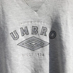Vintage Umbro Embroidered Crewneck Sweatshirt Size AXXL 90s Grey - Picture 1 of 5