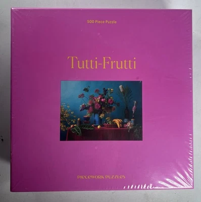 Piecework Puzzle "Tutti-Frutti" 500 Piece Fruits Floral Brand New Sealed - Image 1 of 3