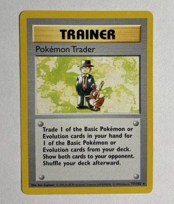 *Pack Fresh* 1999 Base Set WOTC Shadowless Pokemon Trader Card #77/102 Rare NM - Image 1 of 4