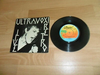 ULTRAVOX - RETRO LIVE EP (RARE ORIGINAL 1978 7" VINYL SINGLE) JOHN FOXX Foto 1 de 3