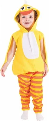 Toddlers Chick Costume 1 - 4 yrs Boys Girls Cute Animal Chicken Halloween - Image 1 of 4