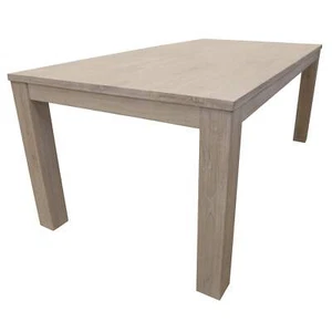 Foxglove Dining Table 150cm Solid Mt Ash Wood Home Dinner Furniture - White - Picture 1 of 7