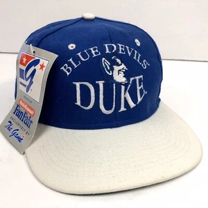 NOS Vtg 1984 DUKE Blue Devils Collegiate 80's Wool Hat The Game Snapback Cap  - Picture 1 of 11