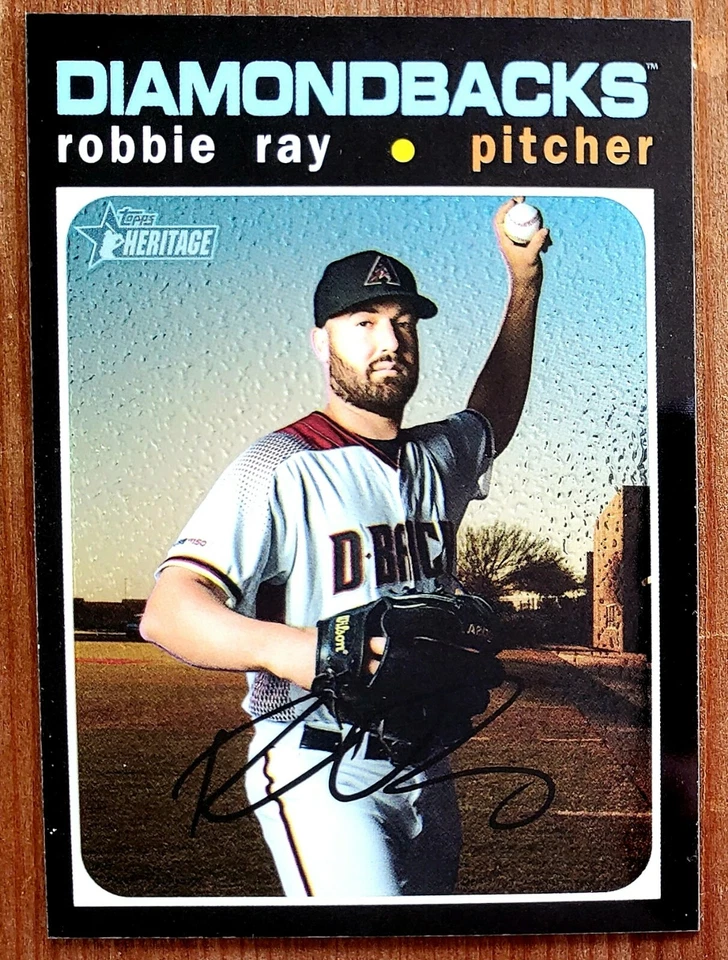 Robbie Ray 2020 Topps Heritage Chrome #THC-431 065/999 Short Print SP - Image 1 of 2
