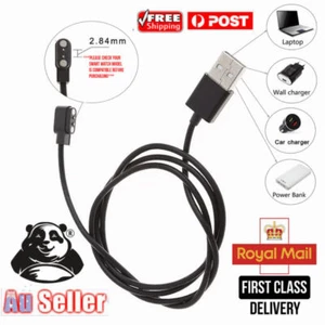 Smart Watch USB Adapter Charger Plug Magnetic Wristwatch Charging Cable 2Pin - Picture 1 of 14