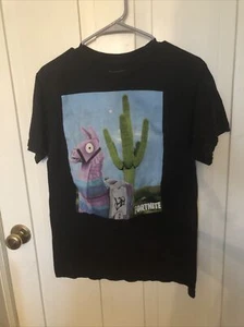 Fortnite Llama Pinata Cactus Graphic Black T Shirt Medium - Bild 1 von 3