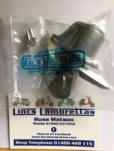 Lambretta CASA toolbox lock with keys. - Picture 1 of 2
