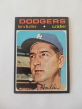 TOM HALLER  1971 TOPPS BASEBALL CARD #639 LOS ANGELES DODGERS NR. MINT