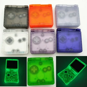 10 Colors Transparent Clear Shell Housing Case For Game Boy Advance SP GBA SP - Picture 1 of 28
