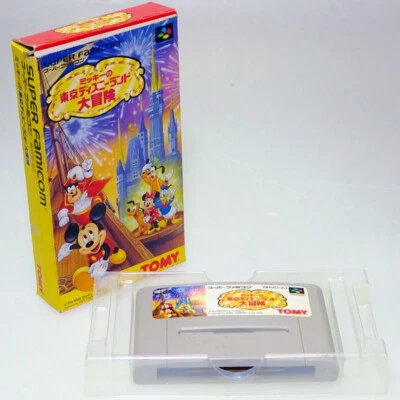 Mickey Tokyo Disney Land Adventure Nintendo Super Famicom SFC Japan Import Boxed - Image 1 of 2