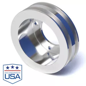 Bloque pequeño Ford polea de manivela SBF 289 302 351W 351C 2 ranuras 4 pernos amortiguador 2V - Imagen 1 de 3