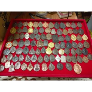 10 Piece Thailand Amulet Talisman Buddha Pendant Thai Sacred Charm Protection - Picture 1 of 6