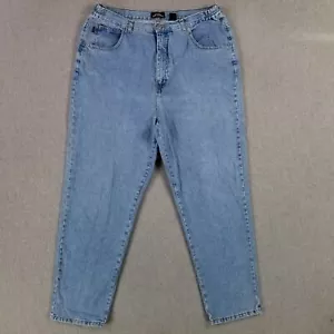 VINTAGE Capezio Size 16W Jeans High Rise Tapered Leg 100% Cotton 90s - Picture 1 of 12