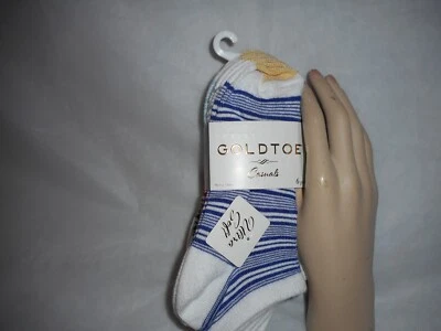 6 pares de calcetines multicolores punta dorada para mujer talla 6-9 Foto 1 de 4