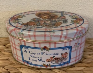 Vintage Sammlerdose Giftco inkl. ovaler Teddybär - Bild 1 von 8