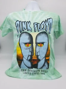 Pink Floyd The Division Bell U.S 1994 Green Tie Dye T-Shirt Size Small - New - Picture 1 of 4