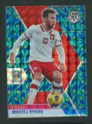 2021 MACIEJ RYBUS PANINI MOSAIC UEFA EURO2020 PEACOCK - Image 1 of 2
