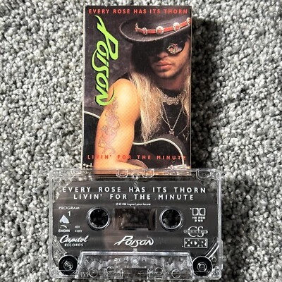 Poison Every Rose Has Its Thorn Cassette Single Brett Michaels Fast Shipping - Image 1 of 3