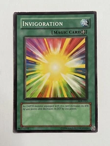 Invigoration SDK-021 Yu-Gi-Oh! Card Heavy Play Unlimited - Picture 1 of 2