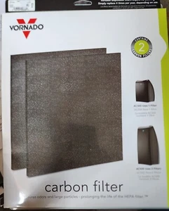 Vornado MD1-0023 Replacement Carbon Filters Black 2-Pack - Picture 1 of 3