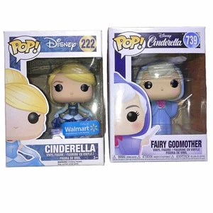 Cinderella Funko Pop! #222 Walmart Exclusive und #739 Fairy Godmother - Bild 1 von 6