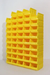 Sichtboxen Lagerbox 48 Stk. VIPA 167 x 105 x 82mm Stapelboxen Box Gelb Lager NEU - Bild 1 von 6