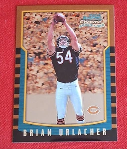 2000 Bowman Chrome Brian Urlacher RC Rookie Chicago Bears Football Karte - Bild 1 von 2