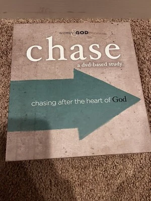 Jennie Allen Chase a DVD Based Study Women and God Complete kit dvd books cards - Image 1 of 4