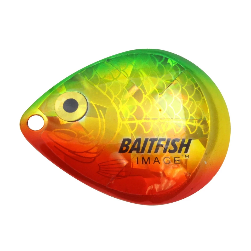 Northland Tackle Baitfish-Image Colorado Blade Size 4 - Gold Perch - 3 per pack - Image 1 of 1