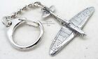 Spitfire Fighter WW2 Aircraft Aeroplane Pushgate Keyring in a Gift Pouch