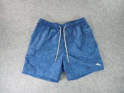 Camiones Tommy Bahama Para Hombres Carga Mediana Floral Azul Relax Cintura Elástica Foto 1 de 4