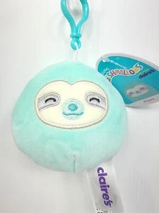 Squishmallows Aqua das Faultier Clip On 3,5" Neu mit Etikett - Bild 1 von 4