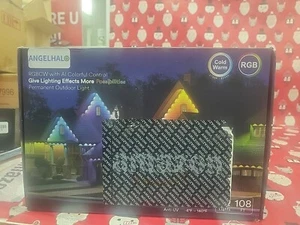 Luces permanentes para exteriores ANGELHALO, 108 pies RGB-AI luces de cadena inteligentes - Imagen 1 de 2