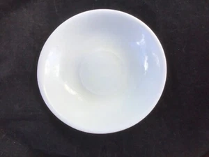 Antique White Ironstone J&G Meakin Hanley Eng  6" Saucer No pattern plain white - Picture 1 of 4