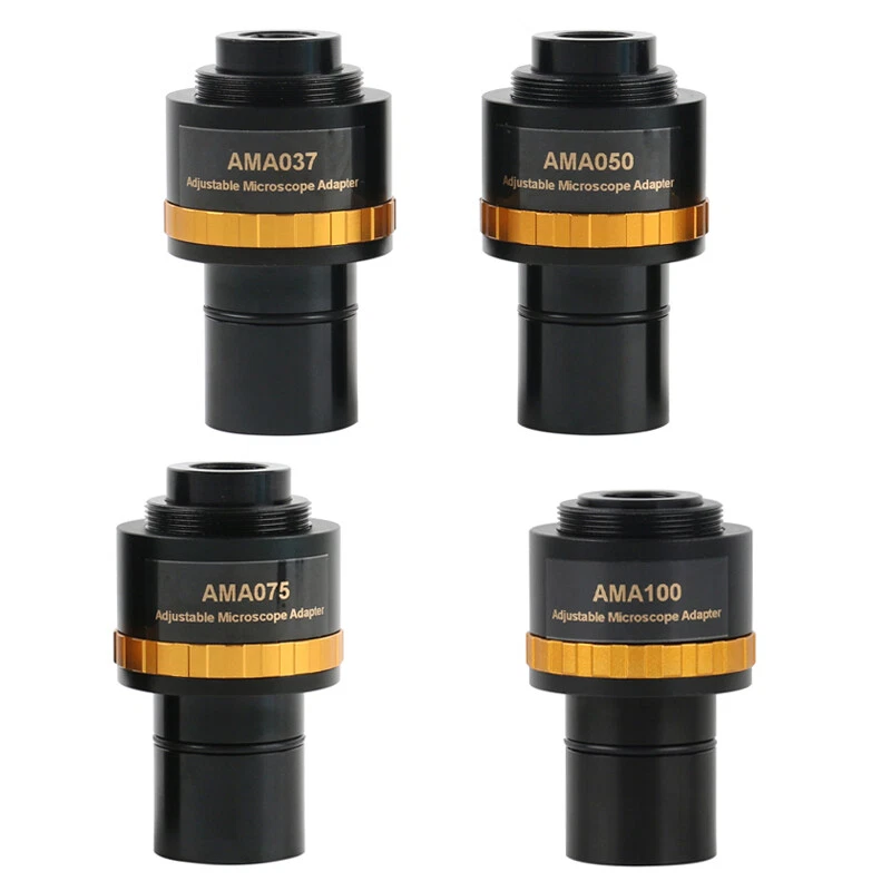 0.37X 0.5X 0.75X 1X Microscope Camera Focusable C-Mount Eyepiece Lens to 23.2mm - Image 1 of 1