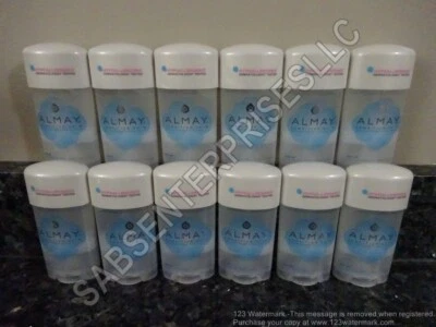 12 Almay Sensitive Skin FRAGRANCE FREE CLEAR GEL Antiperspirant Deodorant 2.25oz - Image 1 of 4