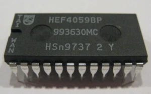 Genuine Philips HEF4059BP CMOS Div-by-N COUNTER 24DIP. UK Seller - Fast Dispatch - Picture 1 of 1