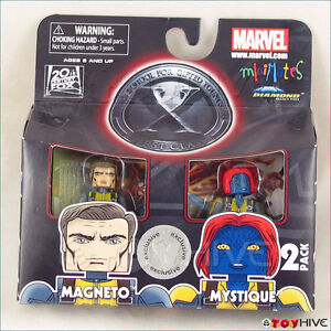 Minimates X-Men Mystique and Magneto figures Toys R Us exclusive