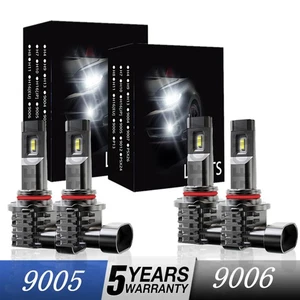 White LED Headlight Bright Bulbs For Chevy Silverado 1500 1999-2006 Hig/Lo Beam - Picture 1 of 14